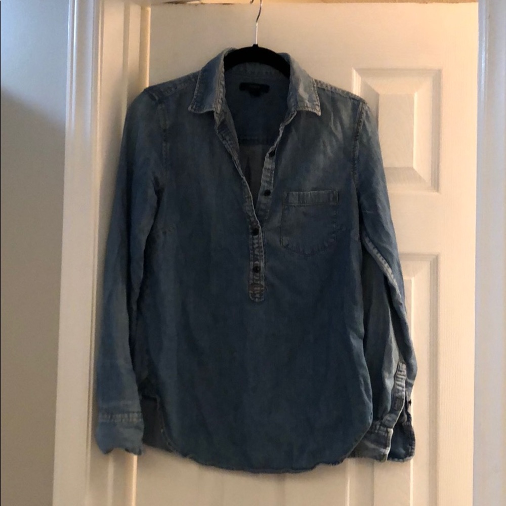 JCrew Chambray Pullover 4